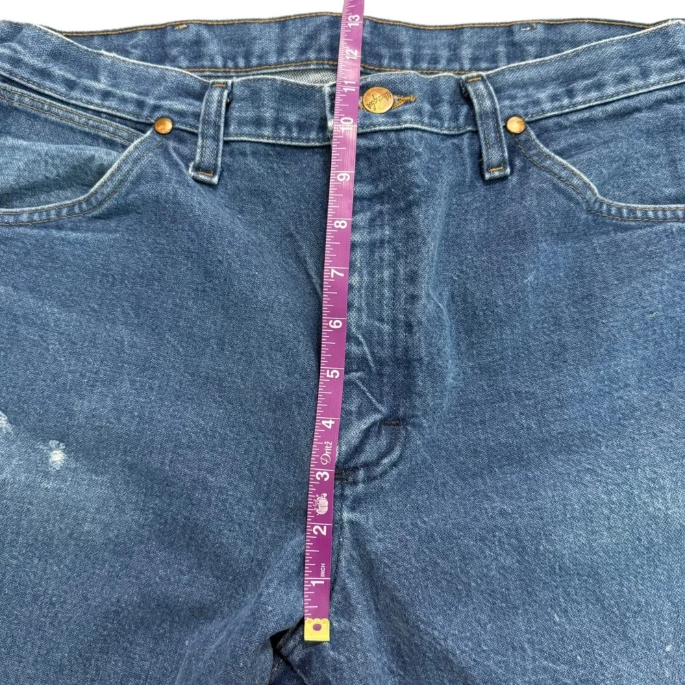Wrangler denim comfortable inseam
